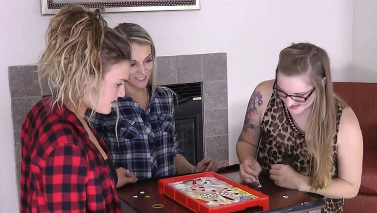 Lesbian Strip Surgery Game: Naked Blonde and Brunette Lose Bet