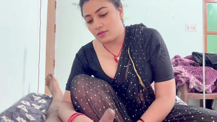Hot Indian Stepmom Shares Single Bed with Step Son, Full Hindi Audio