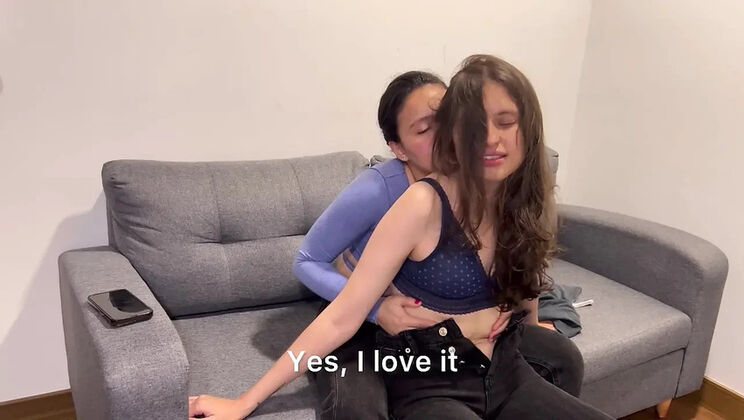 My Best Friend's First Time: Losing Her Virginity With Me! ? Fingering & Moaning