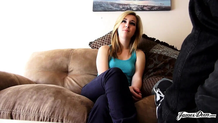 Teen Blonde Jessie Parker's Wet Dream Comes True with James Deen