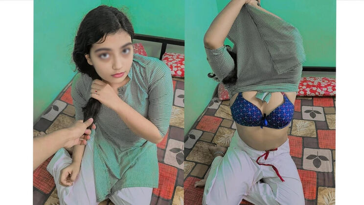 Mili Bhabi's Tight Desi Schoolgirl Pussy Fucked by Step Uncle's BBC - Hindi Audio