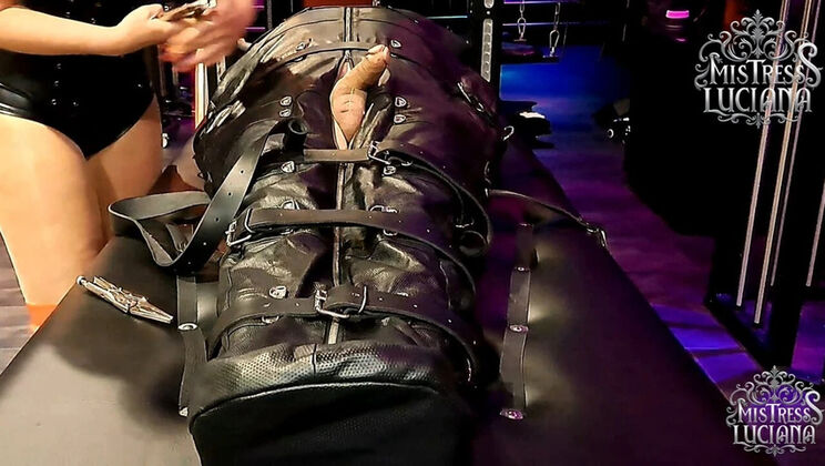 Sadistic Bitch Plays With Her Maso Slave's Balls