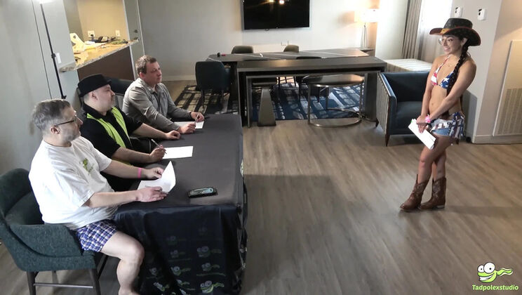Madison Wilde Takes a Massive Gangbang Creampie Casting