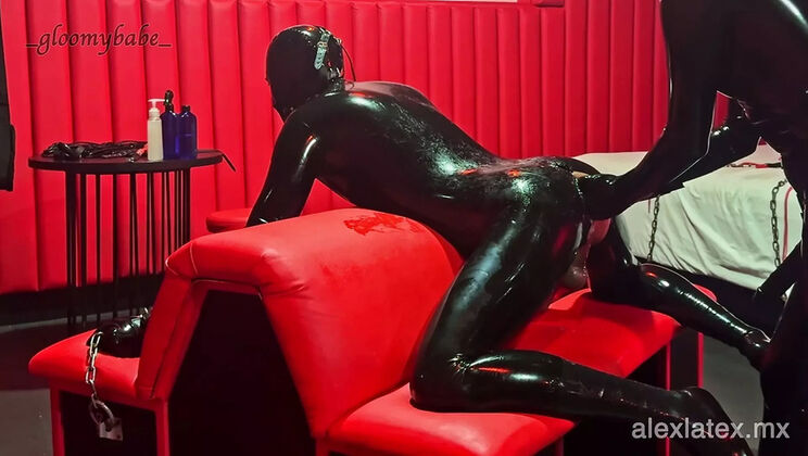 Alex Latex Gets Her Anal Punished by Gloomy Babe - Fisting & Bondage Training