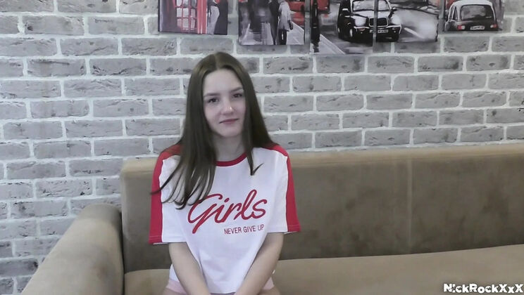 Daddy Fucks Shy 18-Year-Old Virgin Teen: First Kiss, First Blowjob & First Time