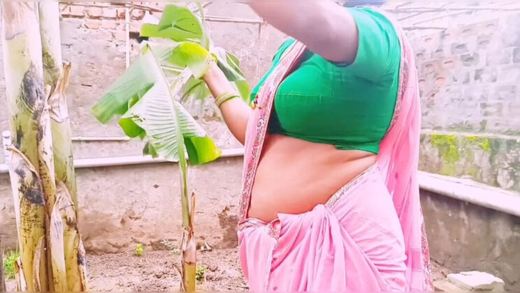 Village Aunty with Big Boobs Dirty Talks Owner While Fucking