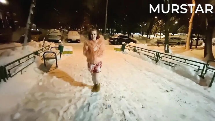 Redhead Russian Slut Gives a Dirty Blowjob