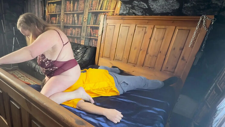 Domina's First Dream With Stepson - Mature BBW BDSM Facesitting