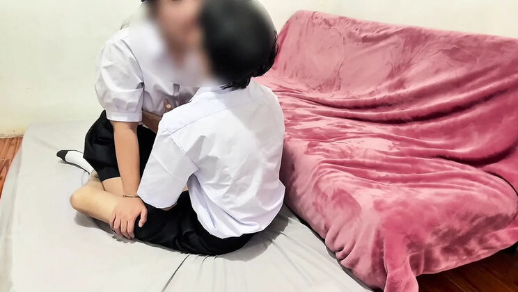 PattieJ's Asian Schoolgirl Handjob in White Uniform