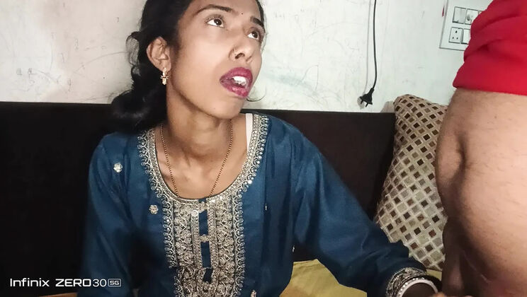 Indian Bhabi & Devar Hot Fingering & Footjob
