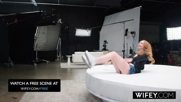 Petite Redhead Hotwife Sage Rose Gets Her Pussy Stretched By Another Man - Parker Ambrose
