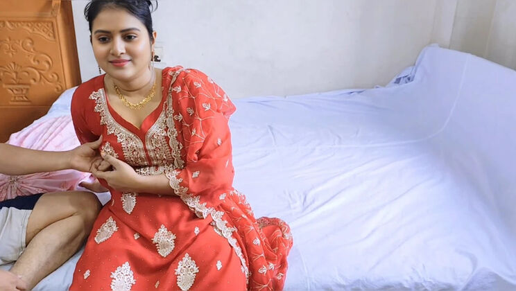 Desi Beauty Teen Fucks Her Landlord's Stepdaughter - Part 1