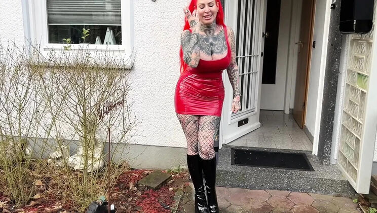 German MILF Lady Kinky Cat Craves A Creampie After Cum-Filled Blowjob