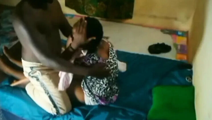 African student gets hardcore BBC pounding at her teacher's home