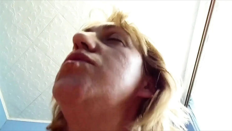 Horny Housewife Gets Persuaded and Begs for a Creampie