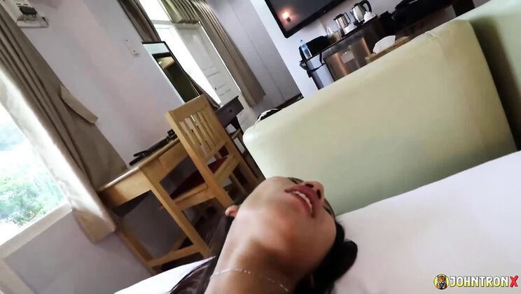 Asian Babe Can't Wait For My Hard Cock - Hotel Creampie