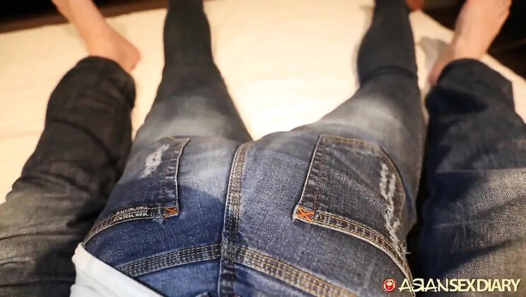 Big Booty Asian Teen Loves Riding And Taking A Creampie