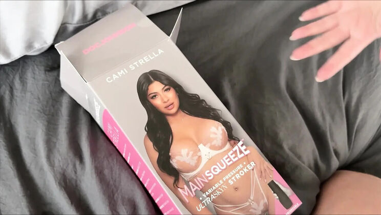 Step Sis Caught Me Testing Pocket Pussy - Big Tits Latina Cami Strella Gets Creampied
