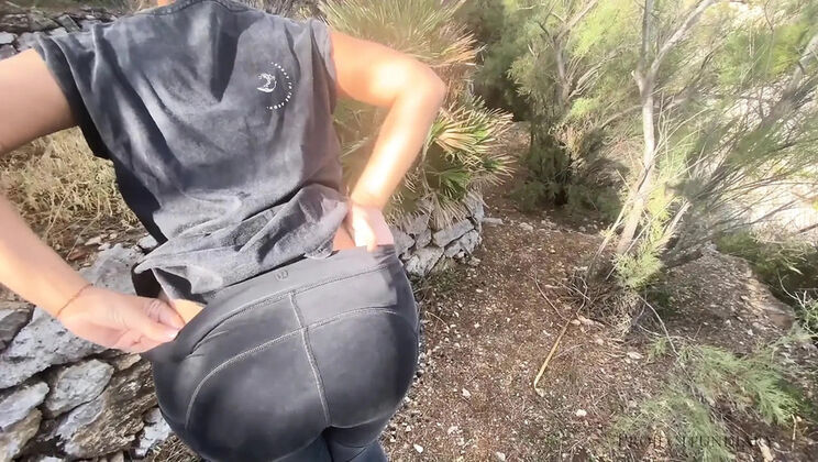 Wild Beach Sex and Cum Walk on the Ocean Shore