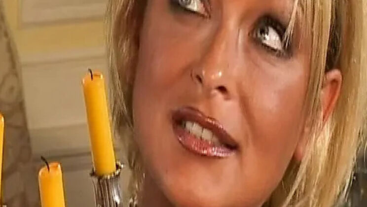 Blonde German MILF Delfynn Delage Gets Fisted and Fucked with a Big Toy