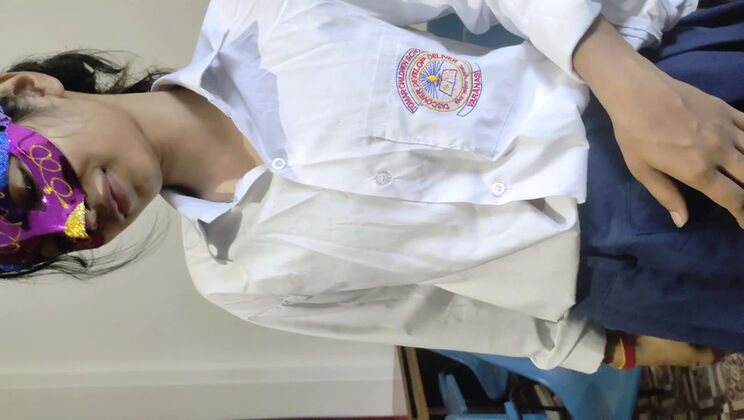 Desi Indian School Girl With Tight Pussy Talks Hindi During Sex