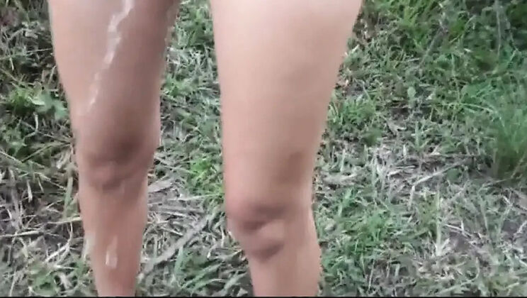 Tantala Ray Makes Teen Latina Slave Lick Her Pussy Outdoors