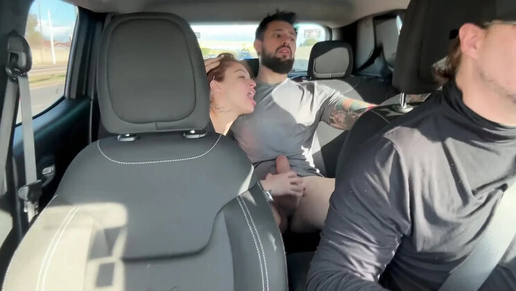 Uber Driver Watches Couple Fuck in Back Seat