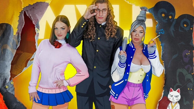 Dandadan Anime XXX Parody: Lolly Dames & Lucy Lotus in Hardcore POV Blowjob and Deep Throat