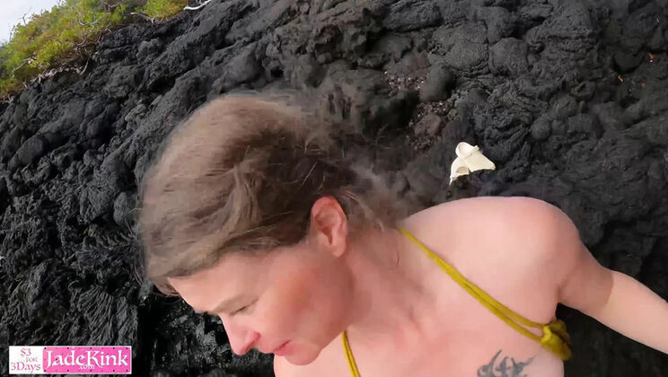 Secret Beach Girlfriend Rough Face Fuck And Facial Cumshot
