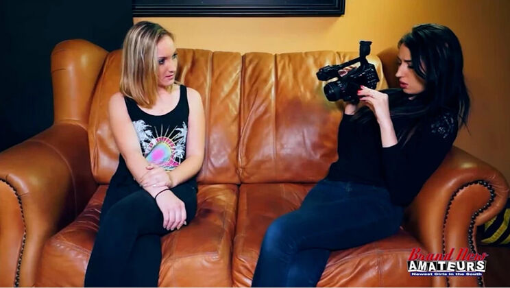 Lovely Coeds Olyssia And Ryann Suck Their Tits And Twats Until Wet And Juicy!