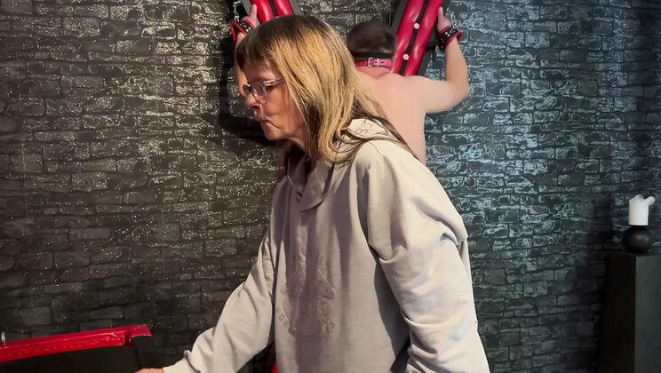 DomLadyMia Extreme Pain Marathon Part 3 – Amateur German Spanking and Whipping