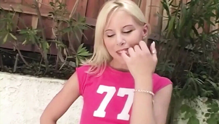 Skinny Petite Blonde Teen Takes Big Thick Dick on the Couch