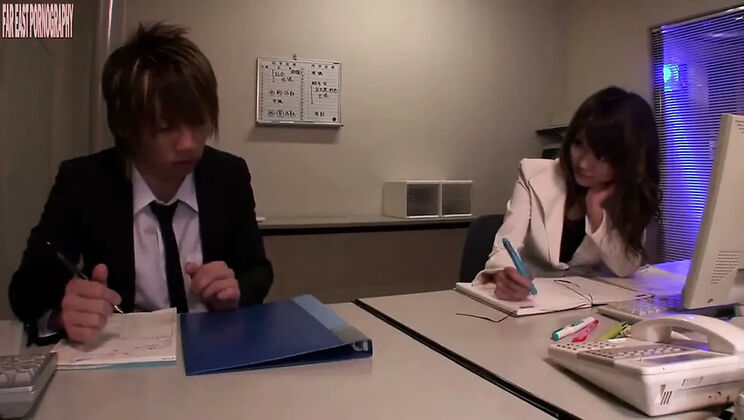 Fantasy Office: Miho the Hot New Worker with a Secret - Scene 4