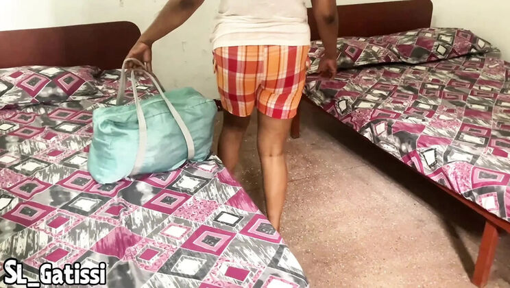 Asian Big Ass Girlfriend with Short Hair in Romantic Hotel Room Outdoor