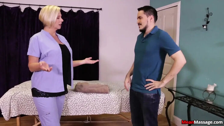 Breanna Beach Makes Her Customer Regret Everything with a Handjob